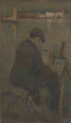 An Artist Painting